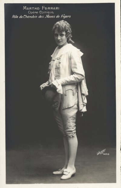 Cherubino，费加罗的婚姻 作者 法国摄影师